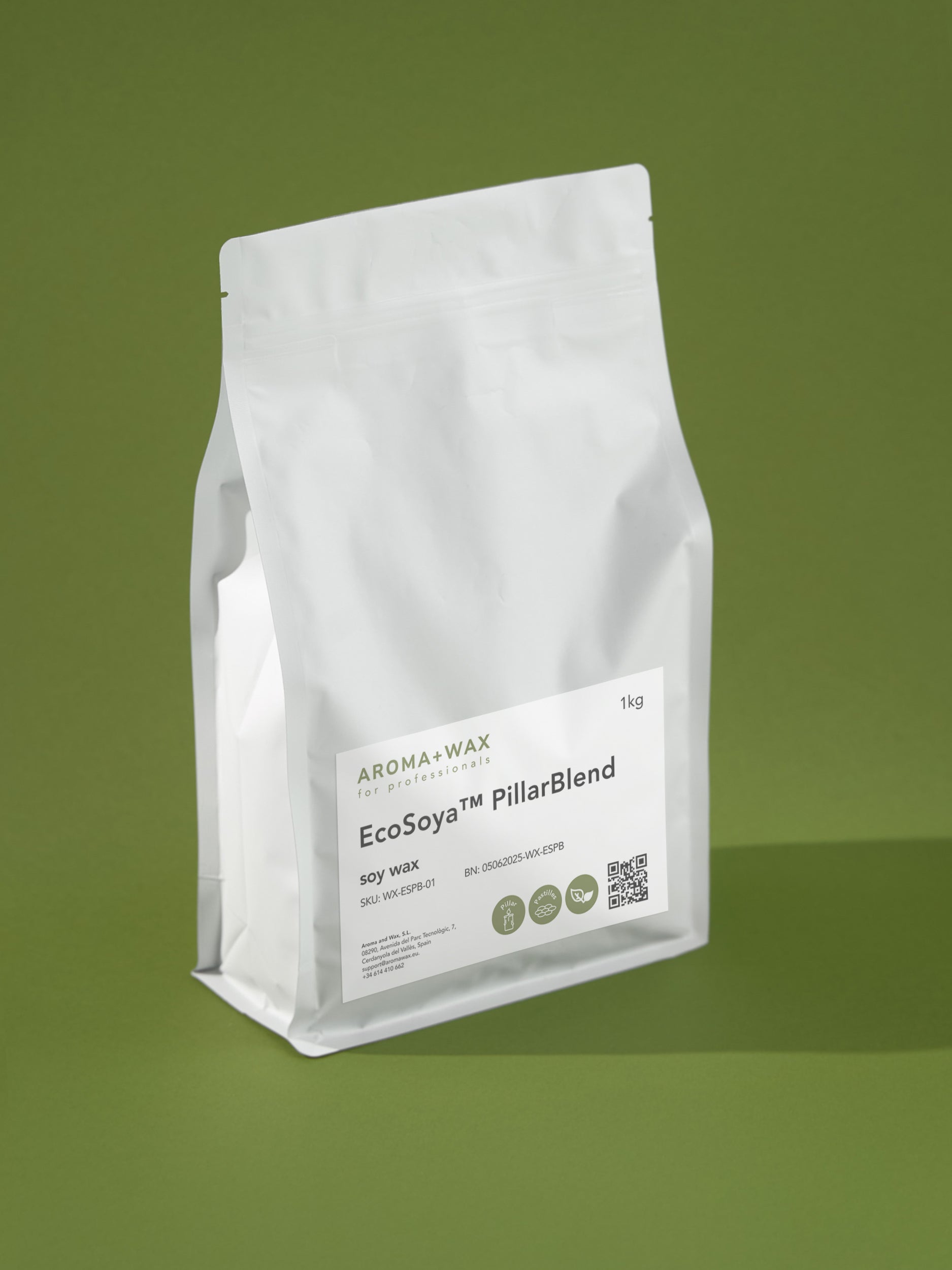 Cera de Soja para Velas de Pilar EcoSoya™ PillarBlend Wax