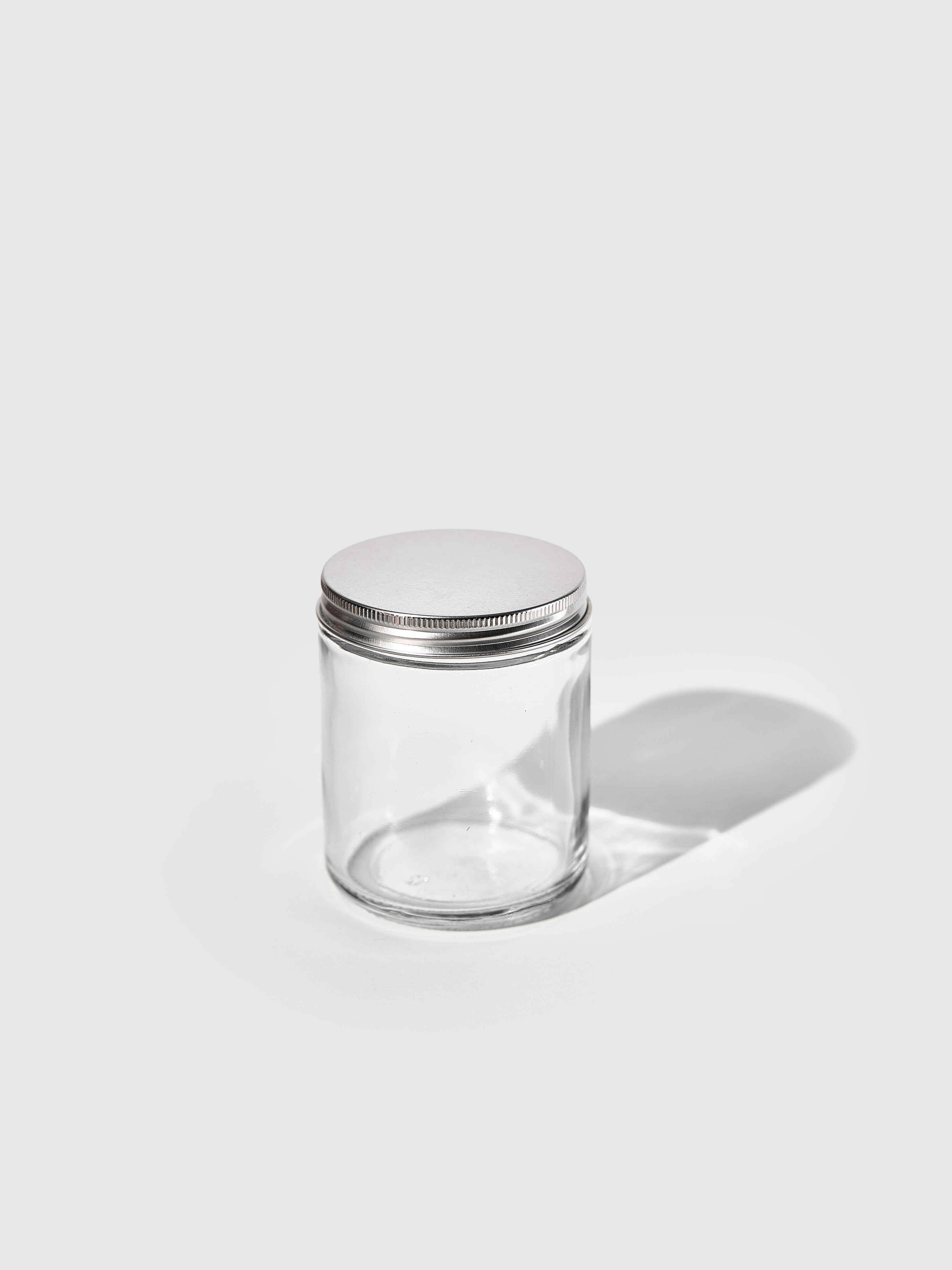 Glass Jar and Metal Screw Cap, 200 ml