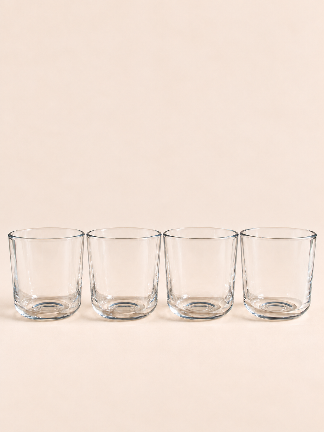 Tarro Pure de cristal para velas con tapa de madera, 280 ml