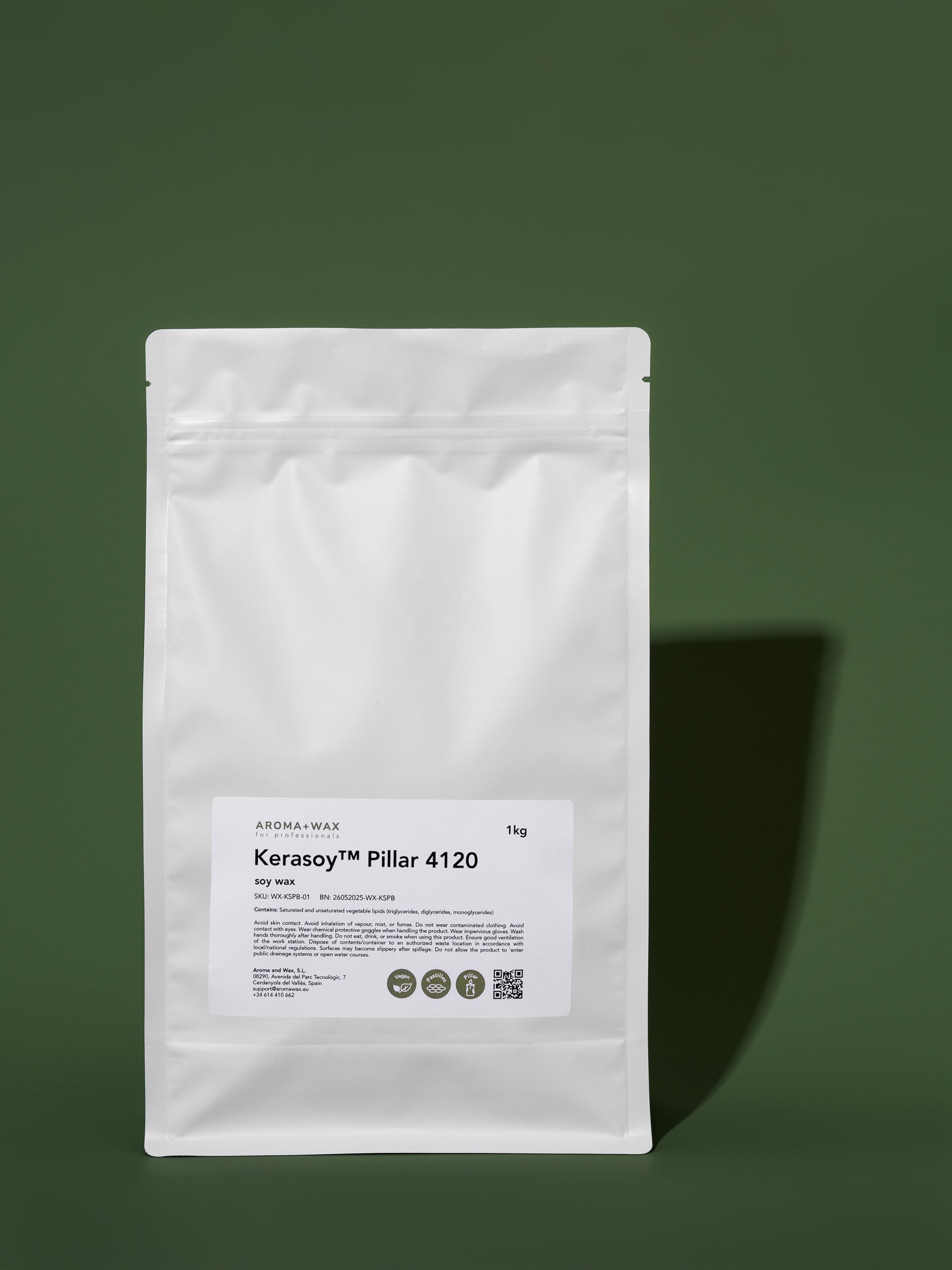 KeraSoy™ Pillar Wax 4120 packaging