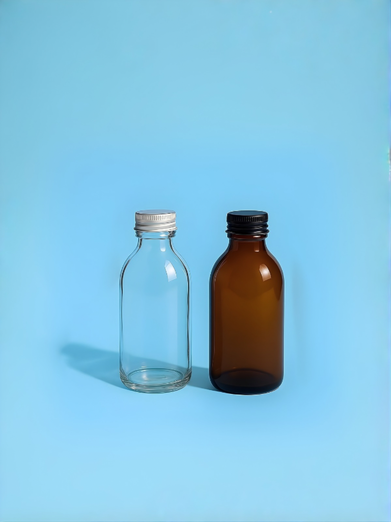 Diffusorflasche im Apothekenstil mit Metallschraubverschluss, 60 ml